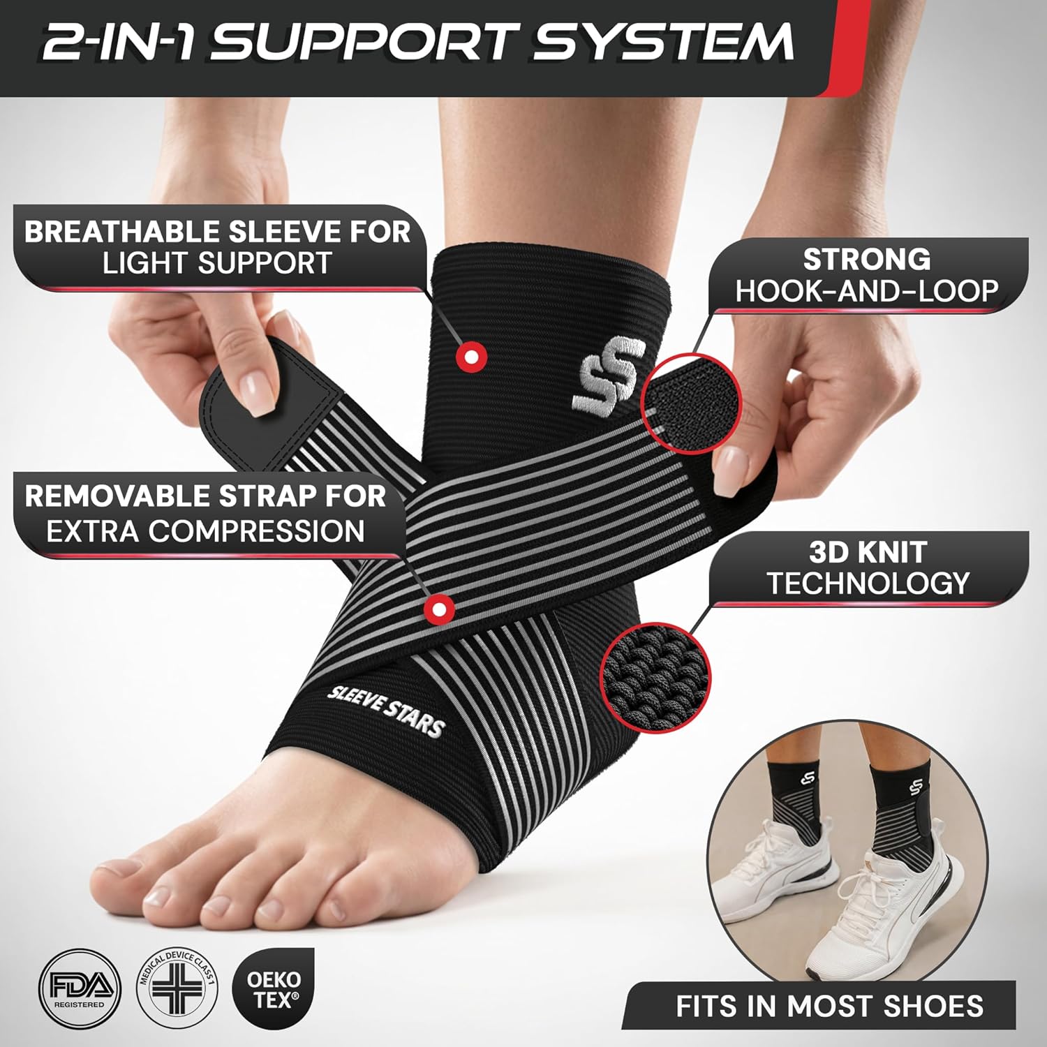 Ankle Support Brace - view 3